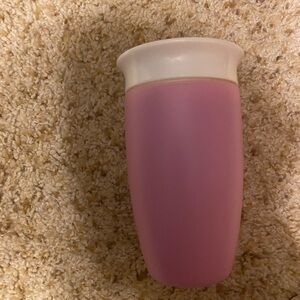 Purple and White Kids Cup